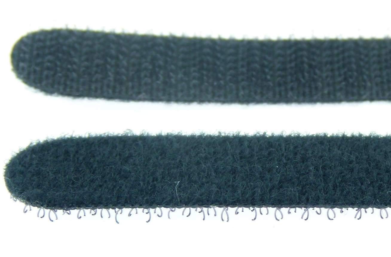 1.000 x Klettkabelbinder 300 x 28 mm schwarz Klett Kabelbinder Kabel Klettband - Wiederverschliessbar/Wiederverwendbar (1000, 300 x 28 mm Schwarz)