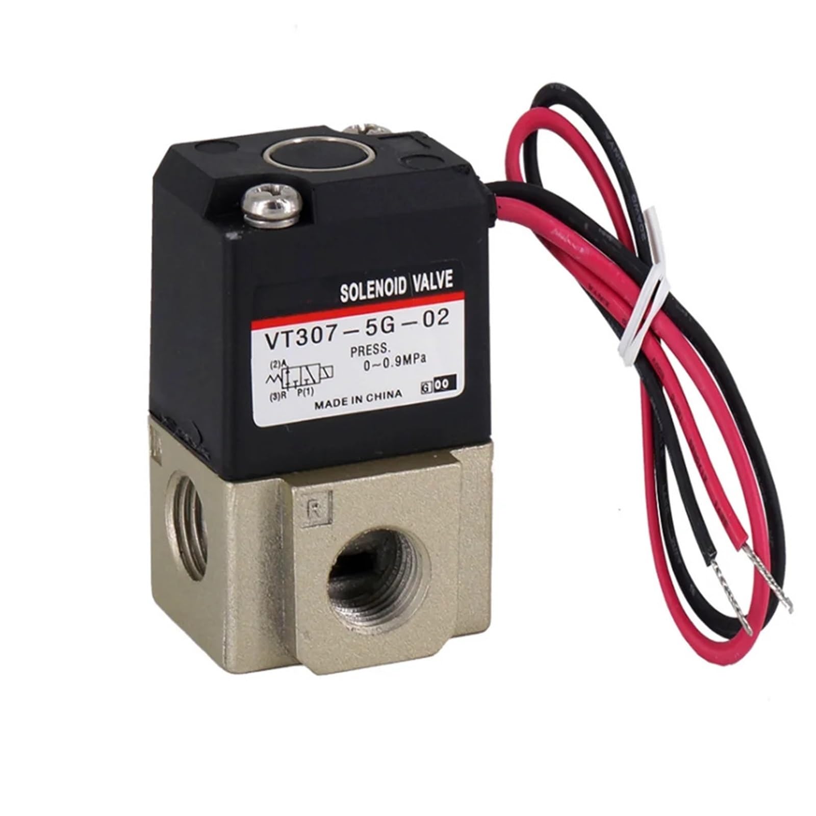 Vanne à vide VT307-5G-02 deux positions trois voies 1/8" 24V