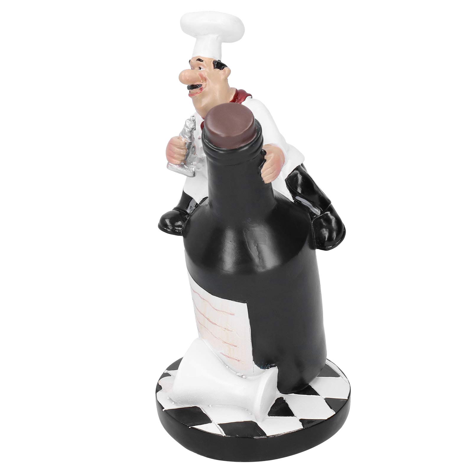 Modelo Estatua de Chef, Juego de Figuras Decoración de Cocina con Patatas Adornos de Resina Coleccionable Decoración del hogar para mamá Mujer Abuela Amigas Madre
