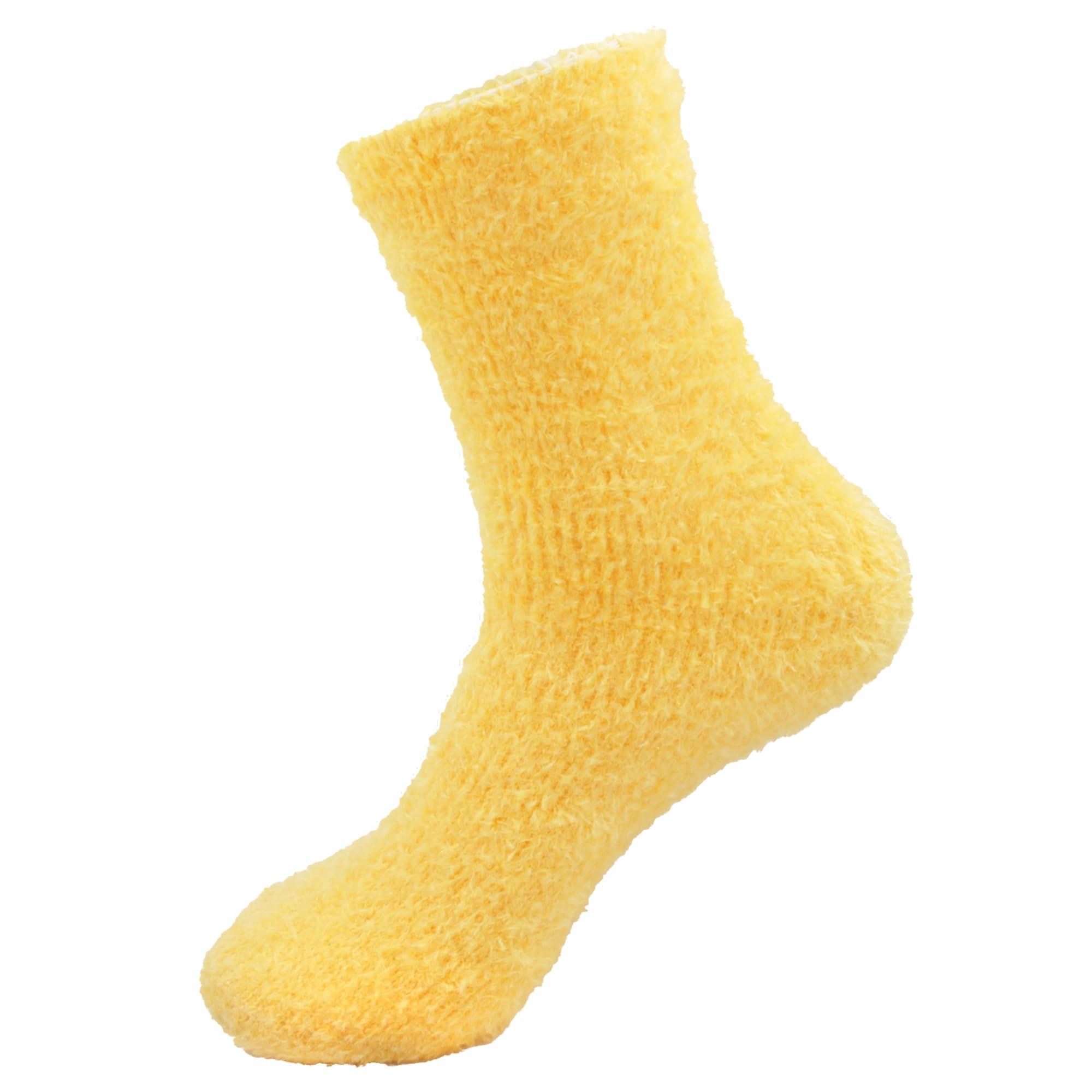 BambooMN Women's Colorful Fuzzy Socks - Soft Cozy Fluffy Warm Home Sleeping