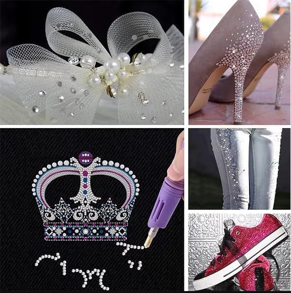 Hotfix Applicateur à Chauffage Rapide Hot Fix Baguette Magique En