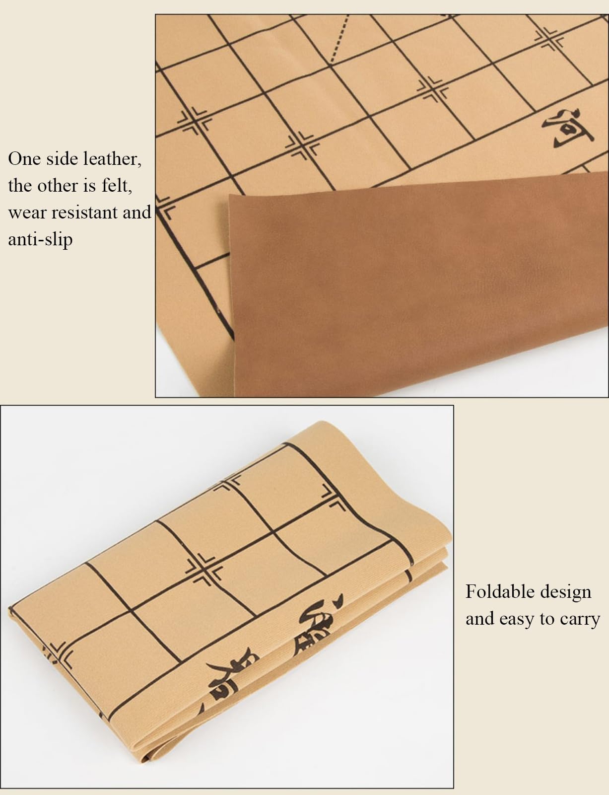 Juego de Mesa Chino Xiangqi de ajedrez con Piezas de ajedrez de melamina y Tablero de ajedrez