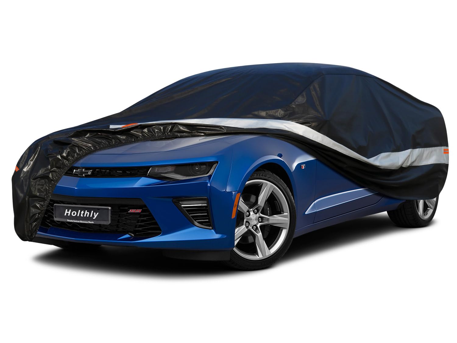 Holhtly Car Cover Custom Fit for Chevrolet Camaro, Car Covers for Automobiles All Weather Waterproof Sun Snow Rain Wind