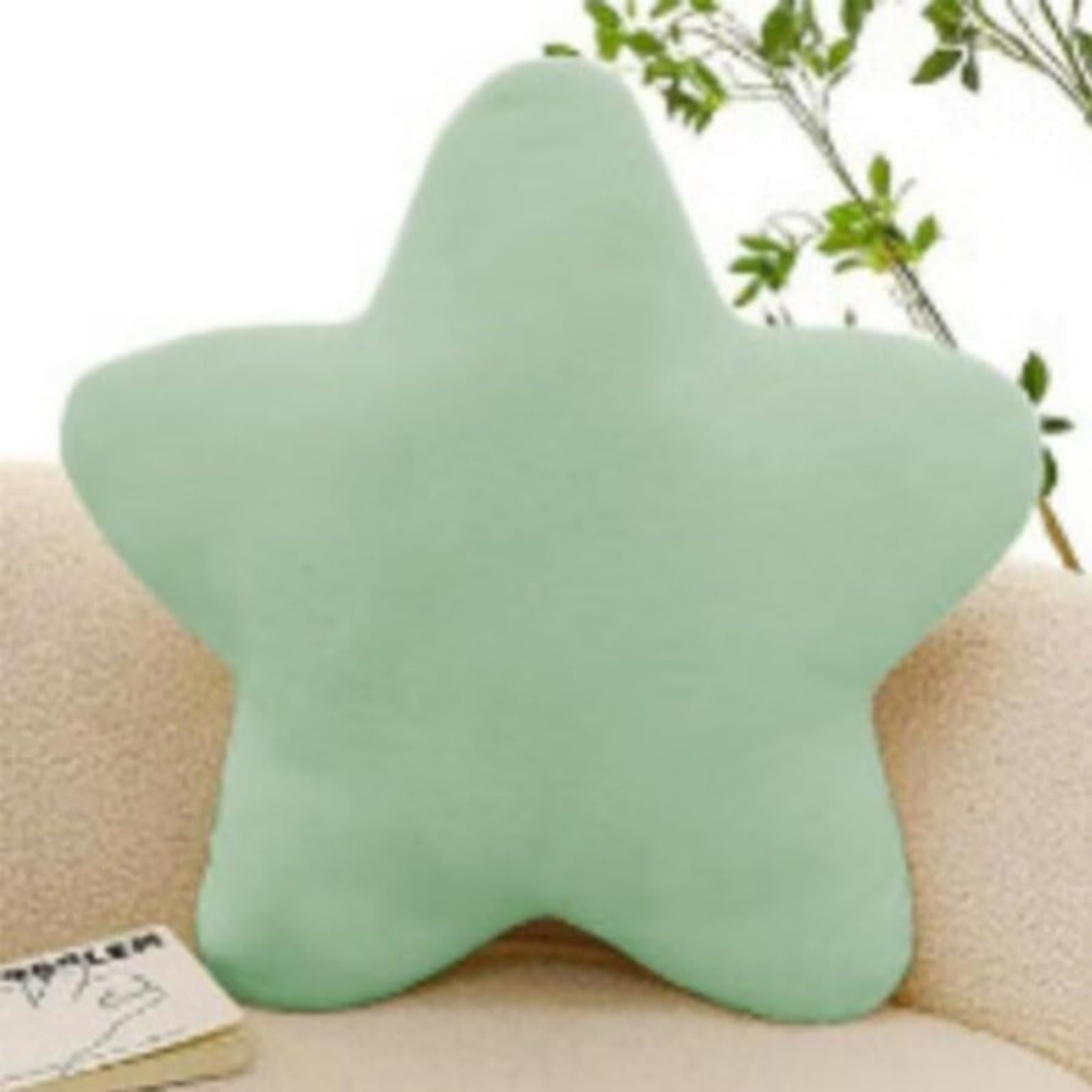 MLordoarf Cuddly Cushion Children's Star Cushion Soft Fluffy Star Shape Decorative Cushion Sofa Cushion Cuddly Cushion in Star Shape Plush Cushion Decorative Cushion for Children's Room Bedroom