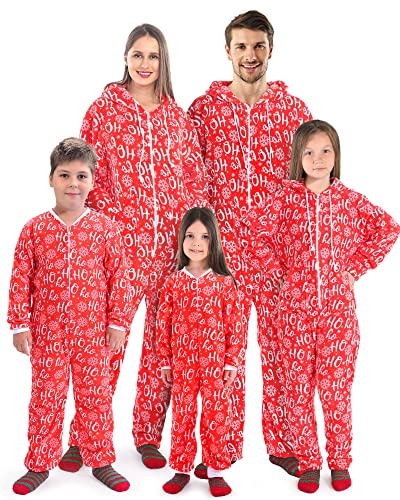 SUNNYBUY Passende Weihnachts-Einteiler für Familien, Weihnachts-Pyjama für Damen, Herren, Erwachsene und Paare, Ho, 34 Tall Cover