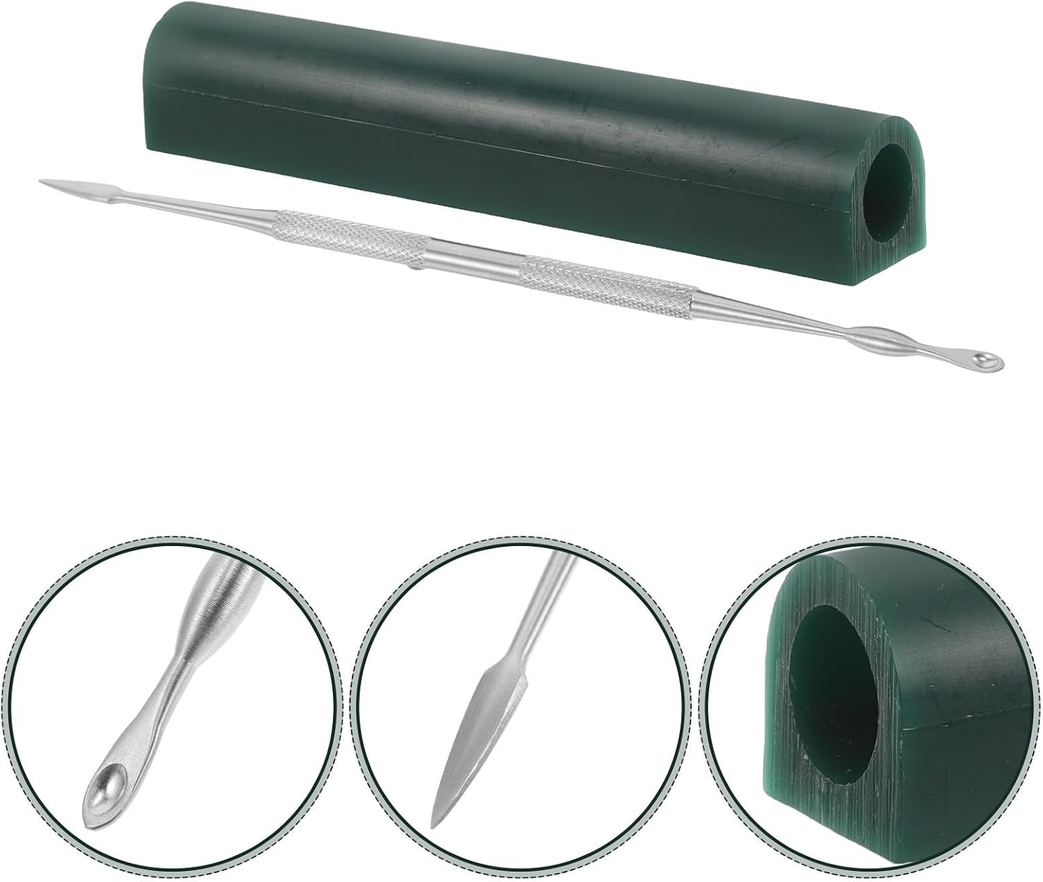 HAPINARY Jewelry Wax Ring Casting Tube for Ring Making with Wax Metal Material and Easy to Sculpt and Polish Features, for Jewelry Design and Production with Included Carving Knife