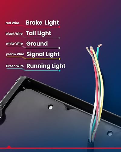 Miniatura 2 de KAX Kit de 40 luces LED traseras para remolque, impermeables, luces laterales de remolque con señal de giro inverso, kit de luces de marcha para