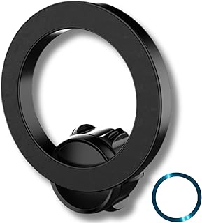 MagSafe対応 マグネット式ボールマウントベース 17mmボールジョイント対応 360度回転 ネオジム磁石内蔵 スマホホルダー用 MagSafe非対応機種も使える車載アクセサリー