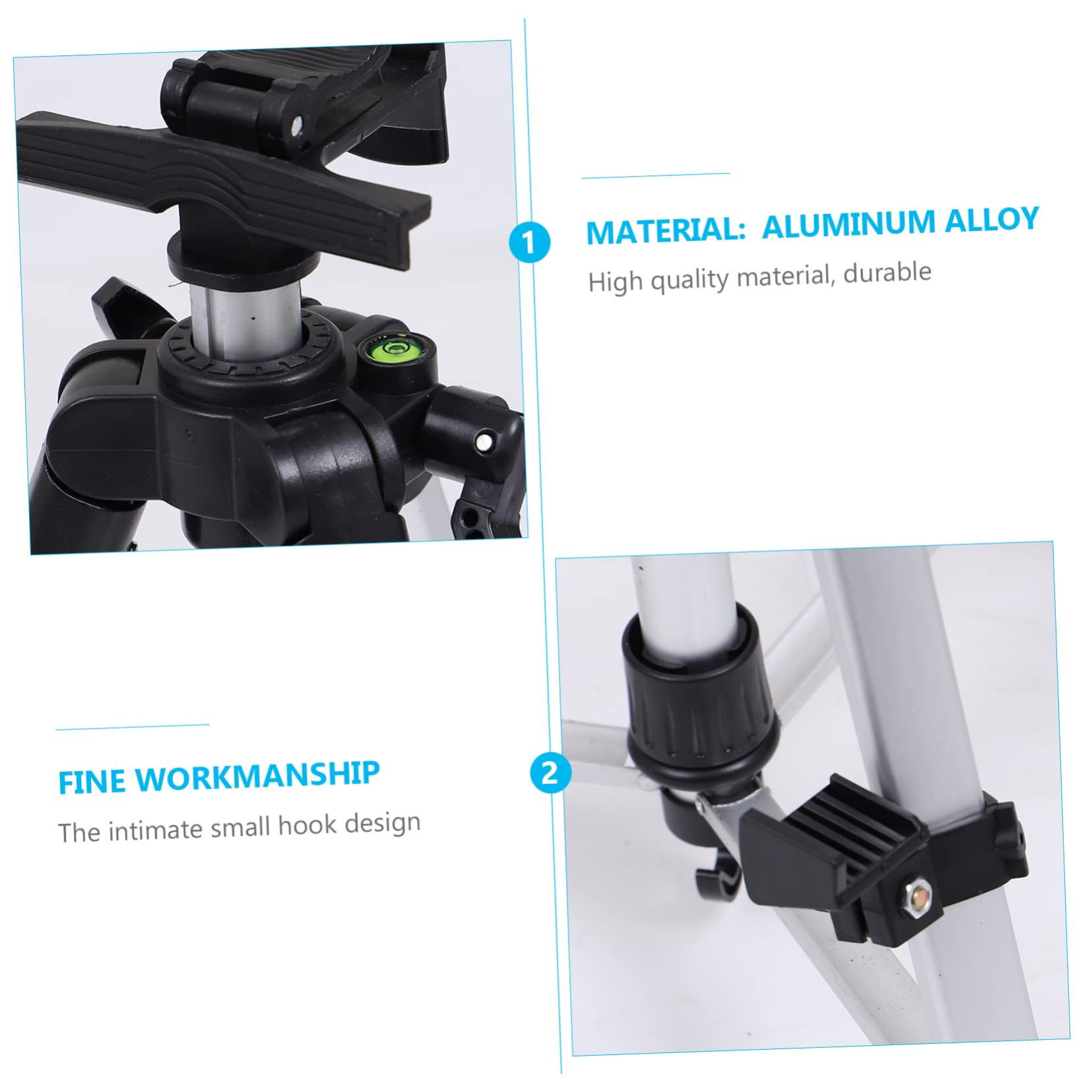 jojofuny Faltbare Staffelei mit Verstellbarer Höhe Aluminium Treppe für Malerei Zeichnung und Präsentationen für Innen und Außeneinsatz Beiniges Design Leicht zu Transportieren