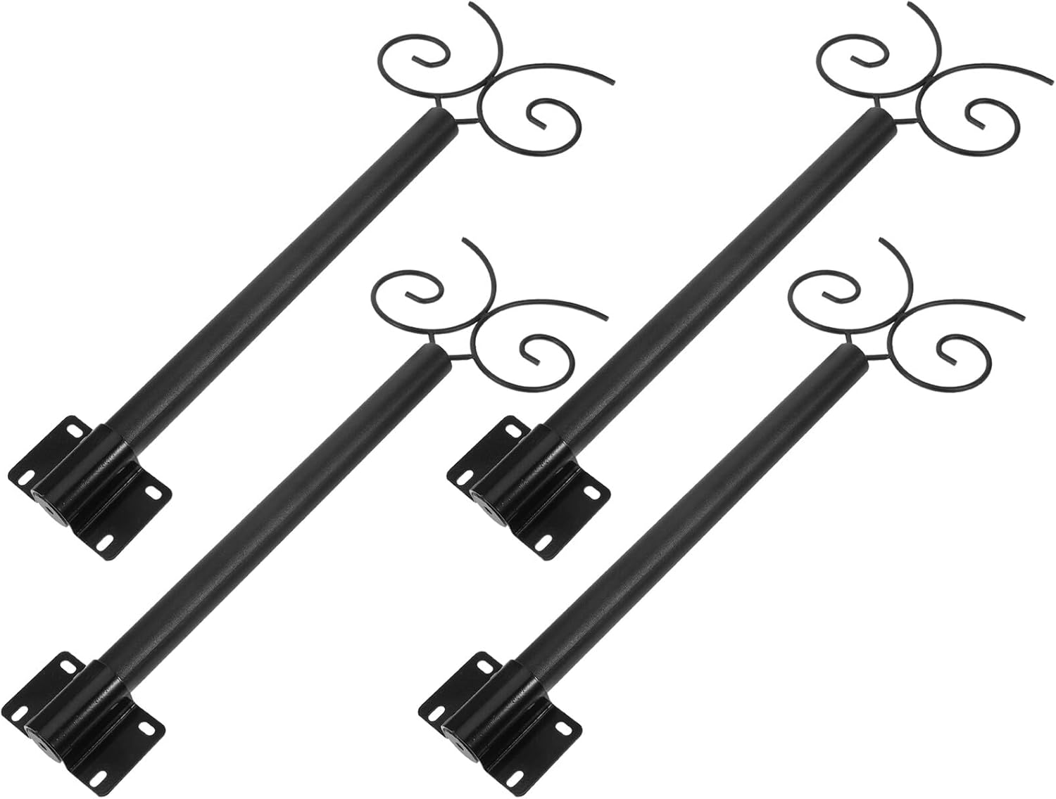 Outdoor Hanging Light Poles String Light Stand 40cm Butterfly Hook 4pcs for Patio Garden Fence Bird Feeder Hanger Outdoor Décor