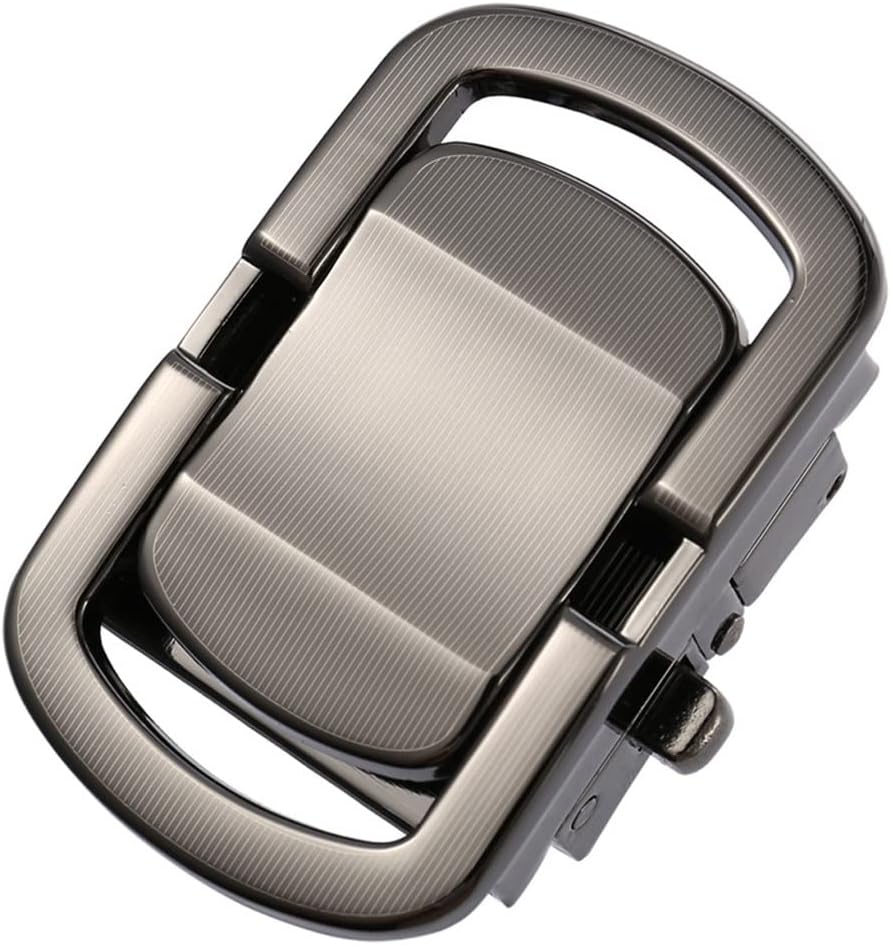 HBJWOV Hard Zinc Alloy Automatic Buckle Simple Business Suit Belt Buckle Men Accessories