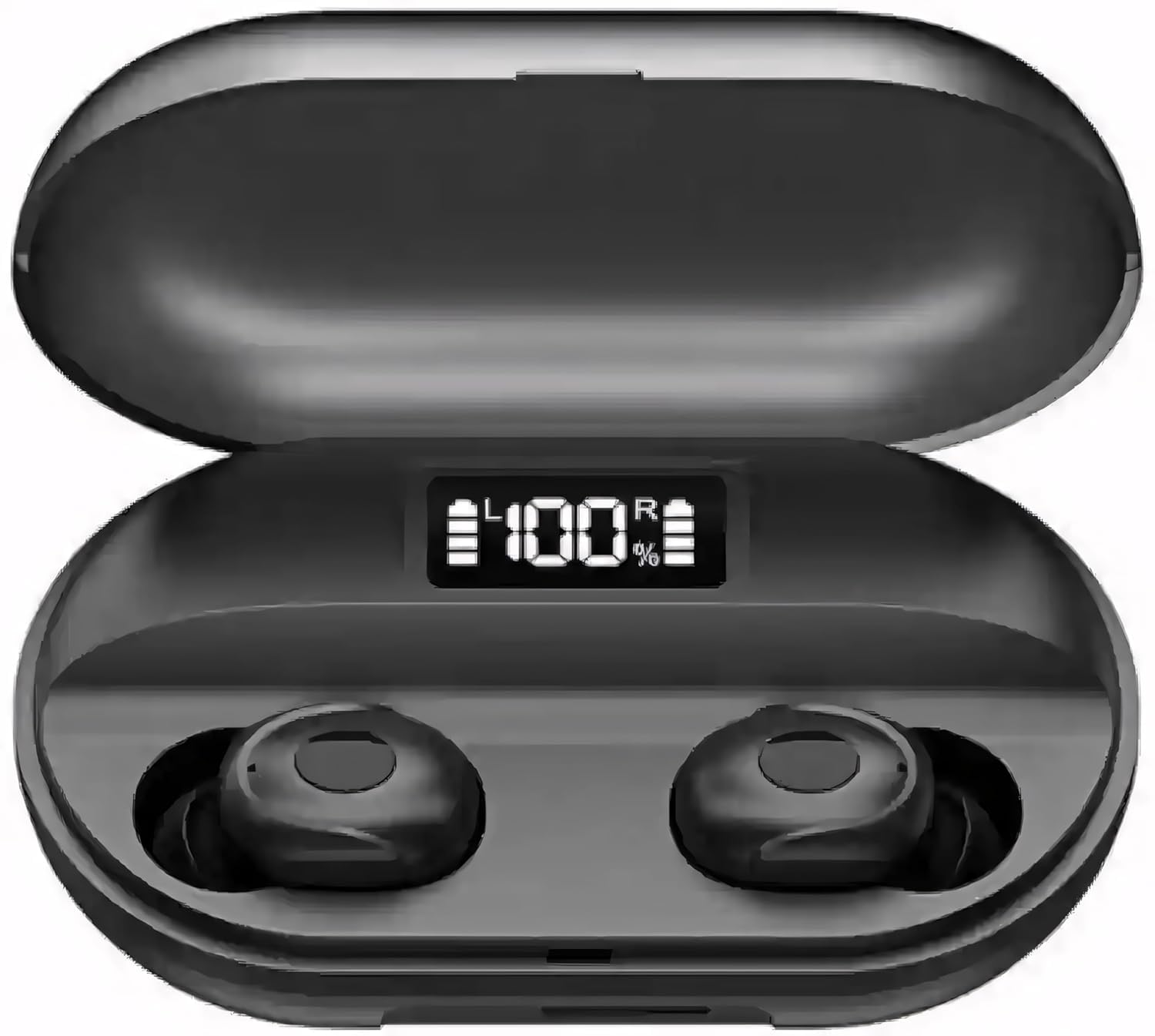 NatureInnovate TruEars Power Series TWS Earbuds with 13mm Bass Driver, Bluetooth 5.1 and IPX-5 Resistant Support with Low Latency Wireless Connection and 60Hours Long Durable Battery Life - Black (B0DDJRP5G5) Amazon Price History, Amazon Price Tracker