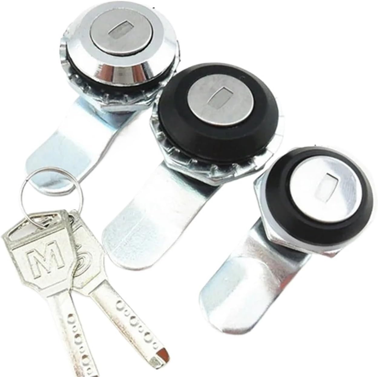 Electric Cabinet Box Cam Lock Black MS407 Industrial Chassis Cabinet Locks 1Pcs(WP0001-805)