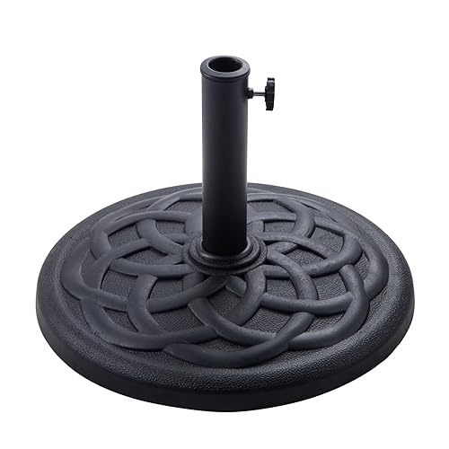 C-Hopetree 31 lb Heavy Duty Round Base Stand for Patio