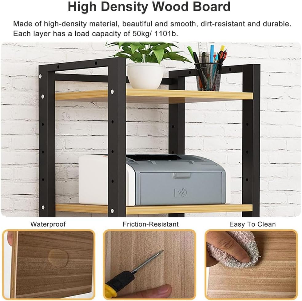 7-Tier Heavy Duty Audio Component Rack 140cm Tall - HiFi Amplifier Rack/Audio-Video Shelving - CD Record Player Stereo Receiver AV Equipment Cabinet Display Stand,C