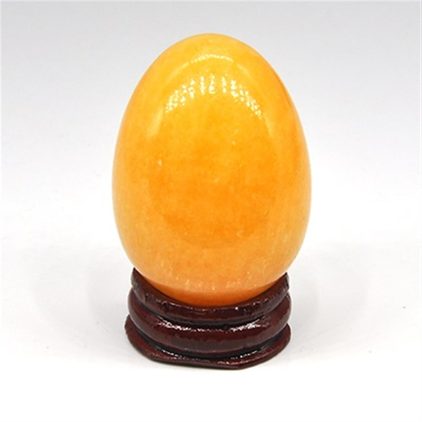 Pknvkzidk One Color Yellow Jade Egg Shaped Gemstones Crystals And Stone Statue Table Decoration Crafts Home