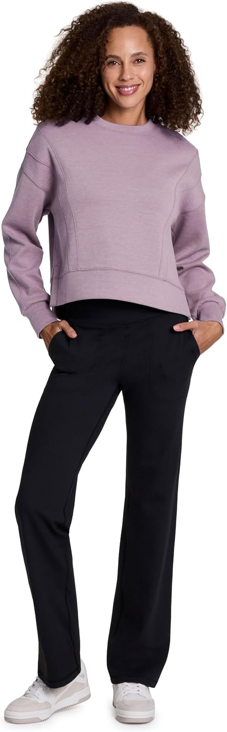 RBX Active Plus Size Yoga Pants for Women, Tummy Control Boot Cut Flare Legging Lightweight Buttery Soft Pants with Pockets - Image 5