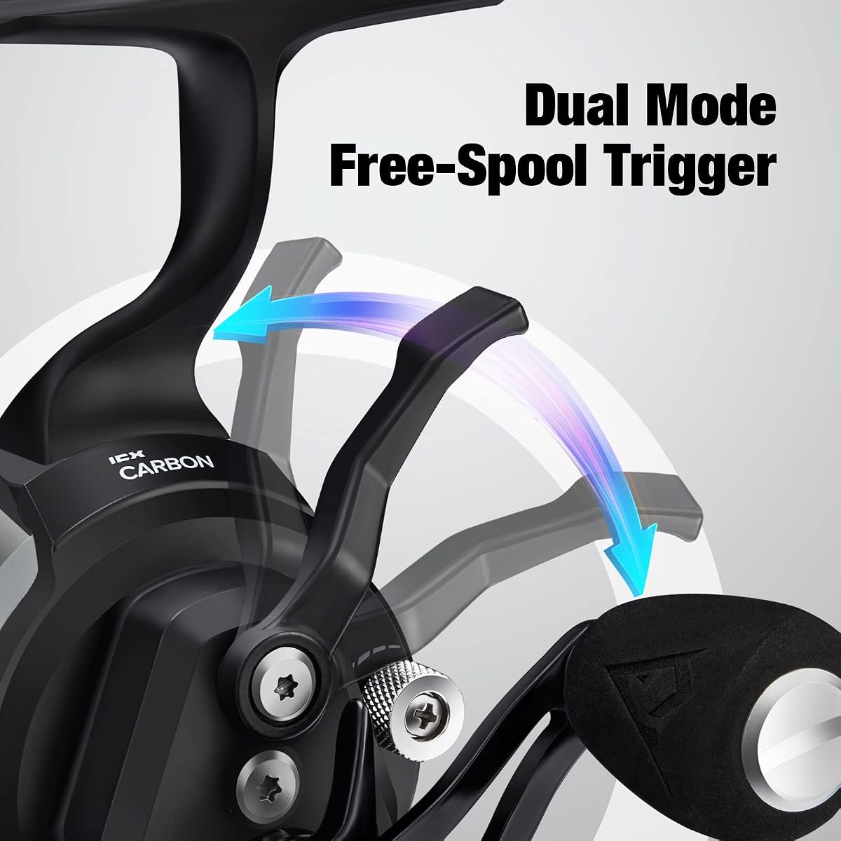 $11/mo - Finance Piscifun ICX Carbon Ice Fishing Reel, 5.8 OZ Inline Ice  Fishing Reel Magnetic Drop System, Free-Spool Dual Model Trigger, 3.2:1  High Speed, 8+1 Shielded BB, CNC-Machined Ice Reel |