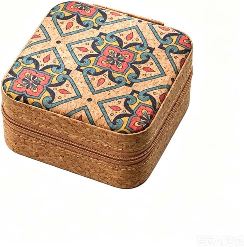 LINXI Travel Jewelry Box, Small Portable Display Storage Box for Rings Necklace Bracelet Earrings for Women Girls (style B)