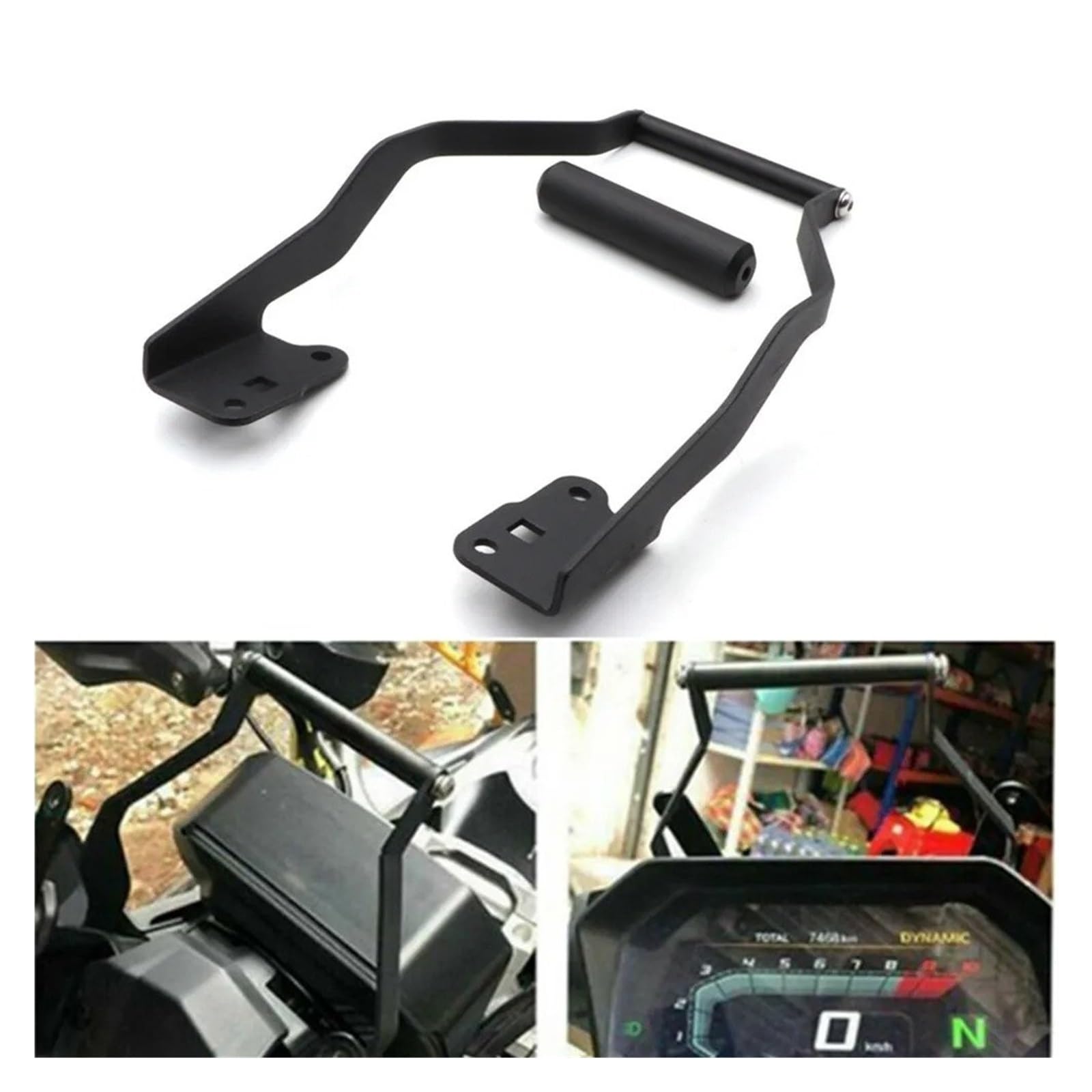 Support Téléphone Moto pour BMW pour F750GS pour F850GS 2018-2019 Support De Navigation GPS pour Téléphone Portable Noir 12 Mm 22 Mm Moto Support Telephone Velo