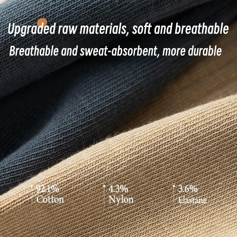 Men's & Women's 7-Color Assorted Crew Socks - Multi-Purpose Casual Sports Socks (Fits Men 8-10/Women 6-12)" (7 Pairs) - Image 6