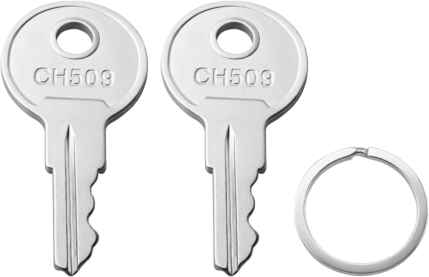 CH509 Key for Truck Boxes and Paddle Handle Boxes Marked CH-509-1 Included - Key Style May Vary (2 Pack, 1 Keychain)