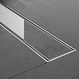  ESS Easy Drain Duschrinne Easy Drain Multi TAF 90 cm Befliesbar / Edelstahl Gebürstet