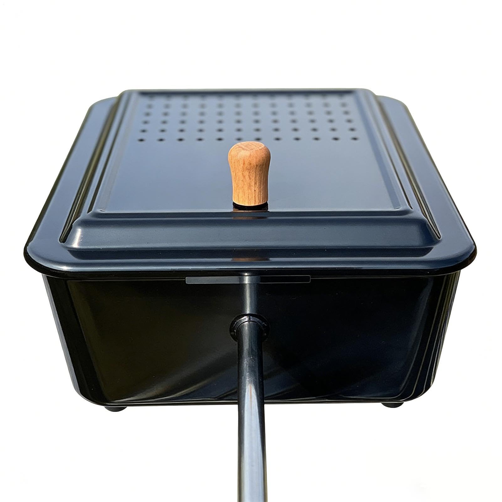 Outdoor Popcorntopf Faltbares Antihaftbeschichtetes Kochgeschirr | -Popcornzubereiter versehen mit langem Griff Für Picknick, Wandern, Reisen, Kochen, Outdoor-Grillen, Barbecue Und Nudeln