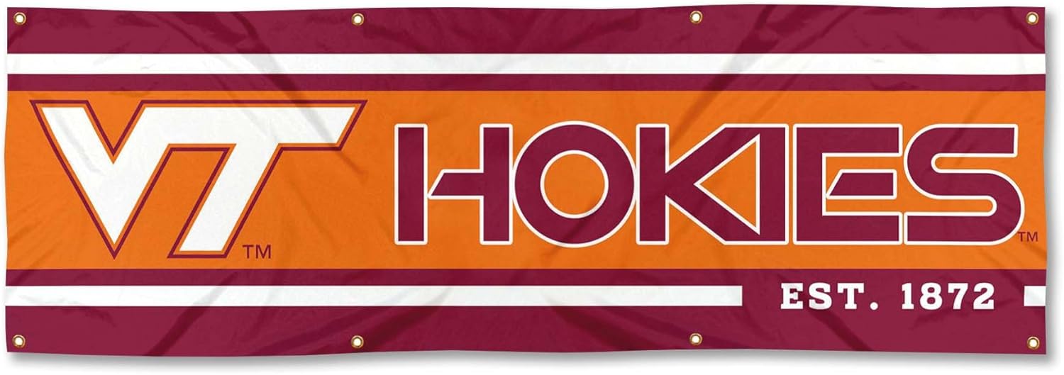 VA Tech Hokies Large 2x6 Foot Banner