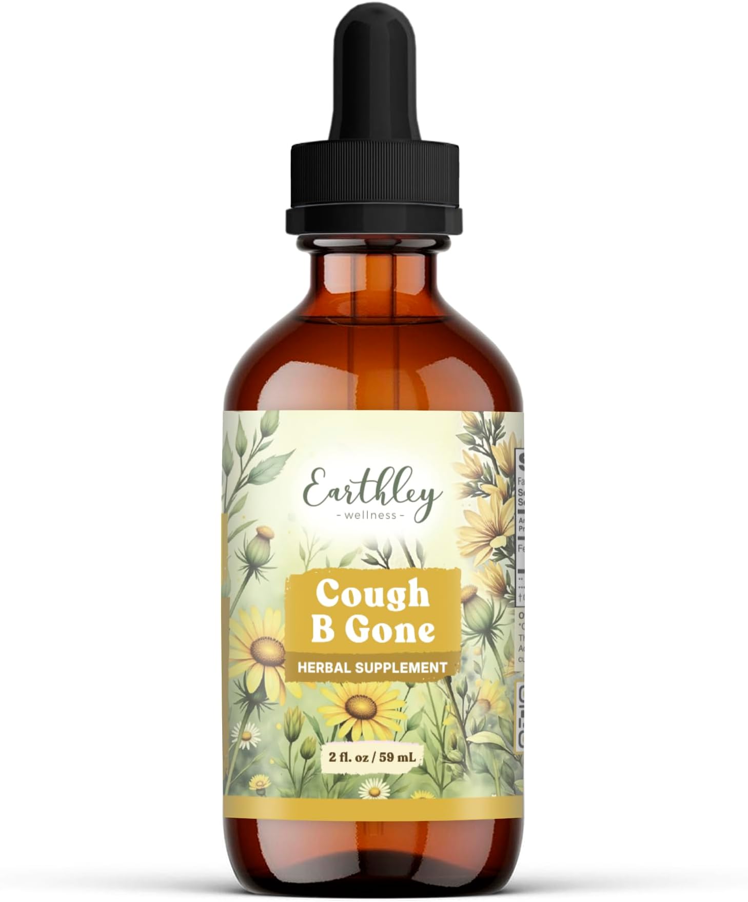 Cough-B-Gone, Natural Herbal Formula, Cold and Cough Remedy, Removes Extra Mucus, Soothes Sore Throats, Promotes Lung Health, and Detoxification, Cough Be Gone (2oz, Original)