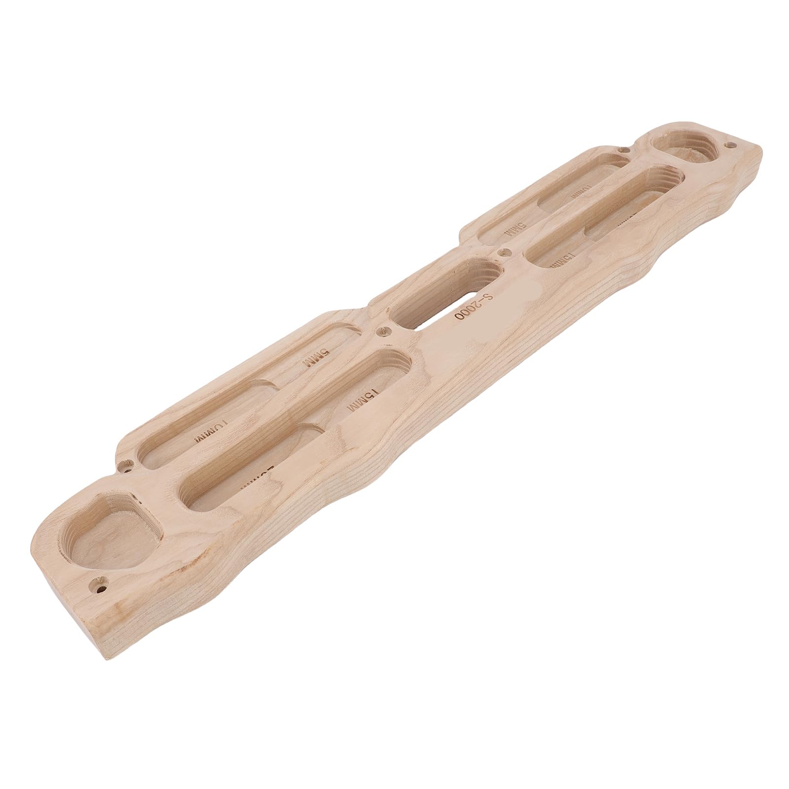 Cryfokt Klettern Hangboard, Tragbarer Effektiver Kletterstärkebauer, Holztraining Fingerbrett, Hangboard Klettern Sie Kletterwand für Krafttraining zu Hause Fitnessstudio