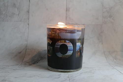 Vista 4 de Cambio de color! State Landscapes ThermoH Exray Candle (State of Oregon) Reutilizable como una taza que cambia de color después. (Duplica el valor!)