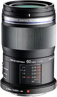 OM SYSTEM マクロレンズ M.ZUIKO DIGITAL ED 60mm F2.8 Macro | 自然とポートレート用の高品質マクロレンズ - 防塵・防滴 - コンパクトなフォトカメラアクセサリー。