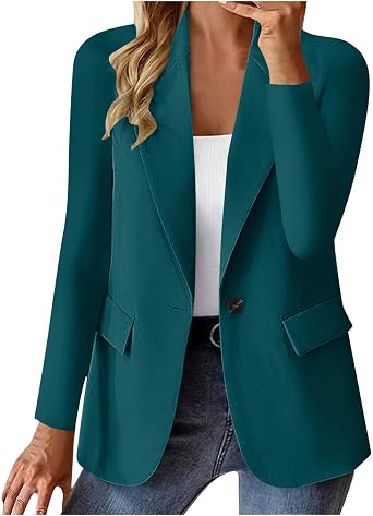 Blazers for Women Business Casual - Long Sleeve Office Work Jackets for Women Trendy 2026 Light Weight Casual Blazer Jacket