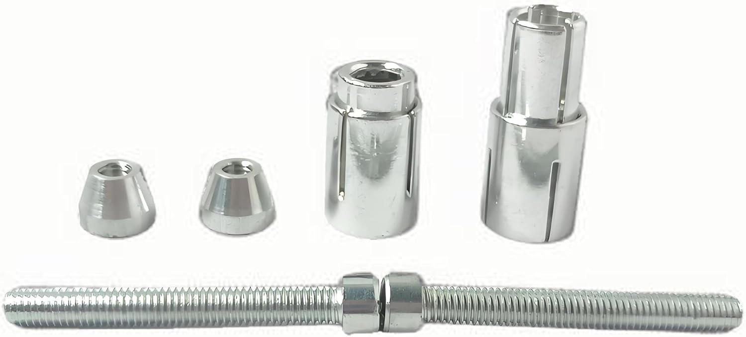 2pcs 13-19mm Motorcycle Handle Bar Ends Expansion Mounting Screws for 7/8'' Handguard Handlebar Bar End Slider Plugs Caps