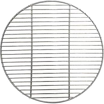 43-45cm Cooking Grate Replacement Parts Stainless Steel Round Grill Net Baking Tray Outdoor Cooking Grate for Garden Picnic Beach Party 45cm