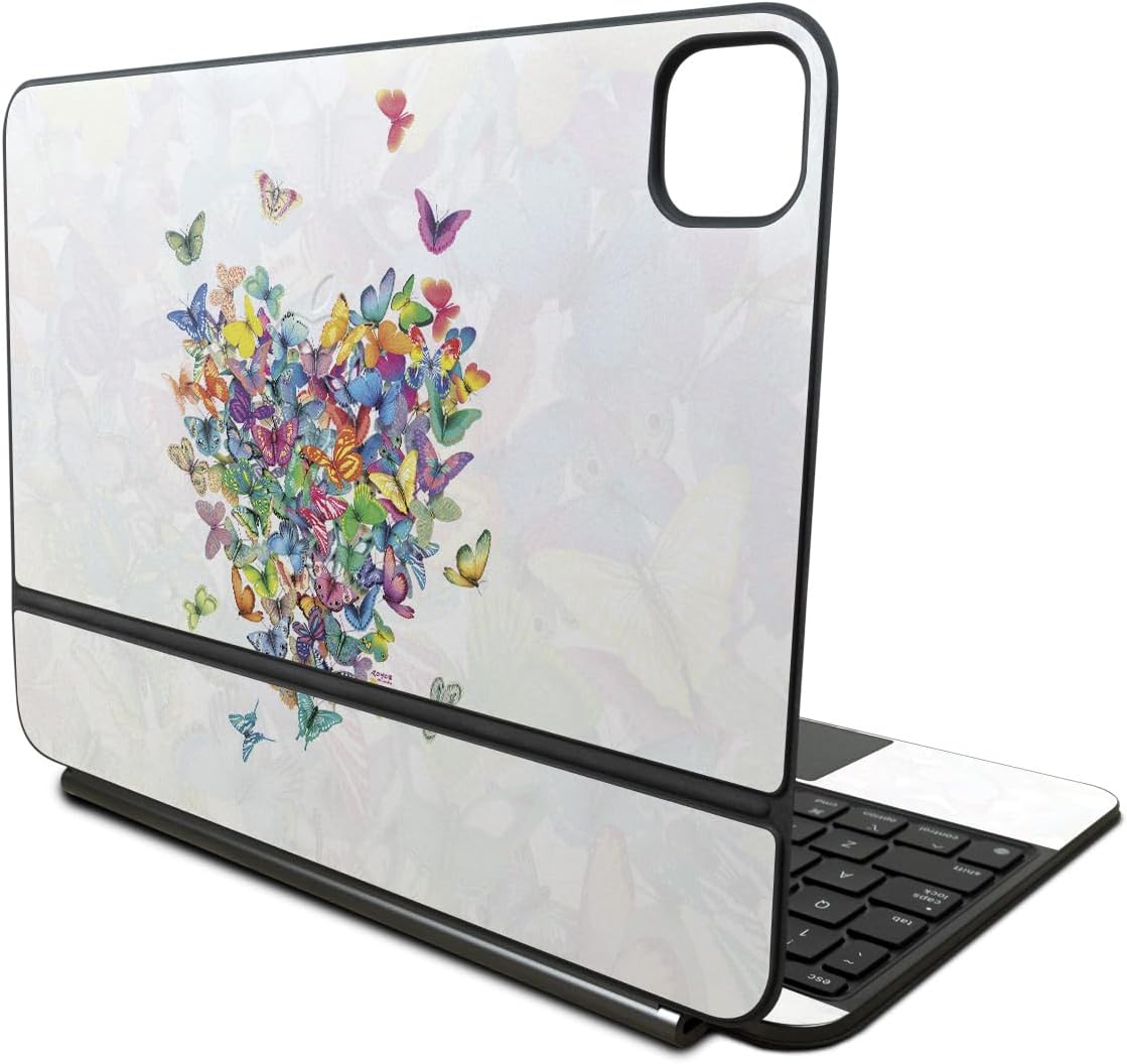 Skin Compatible with Apple Magic Keyboard for iPad Pro 11‑inch (M4) 2024 - Wildheart - Premium 3M Vinyl Protective Wrap Decal Cover - Easy to Apply | Crafted in The USA by MightySkins