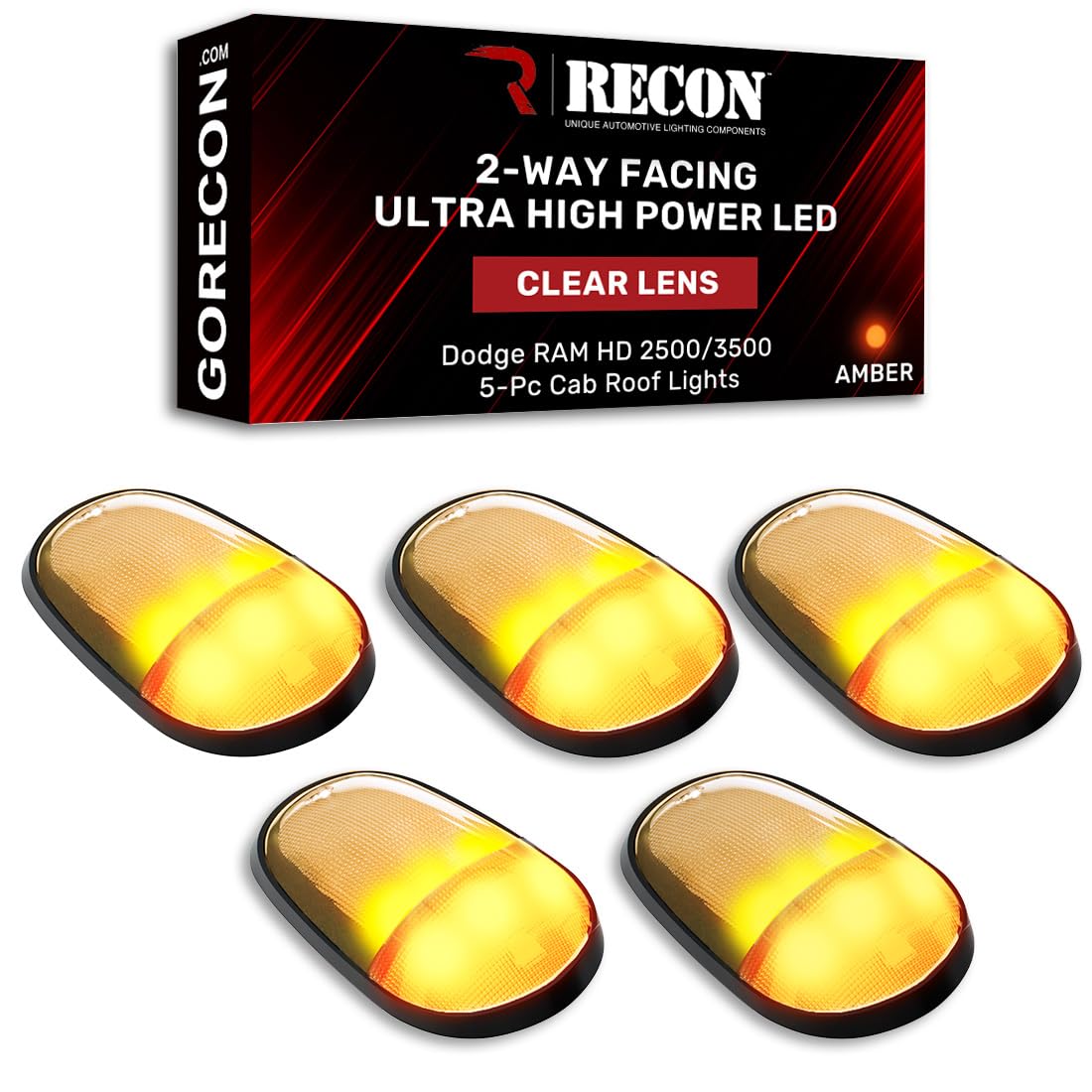Lámpara Led De Techo Para Camioneta, Kit De Luces De Carrera Ahumadas Para Dodge Ram 2500 3500, Para Taxi Y Chevrolet, 12 Led