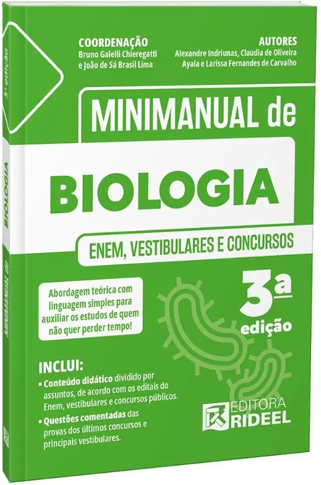 Minimanual de biologia - enem, vestibulares e concursos