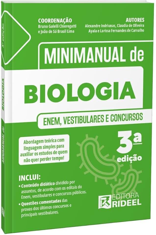Minimanual de biologia - enem, vestibulares e concursos