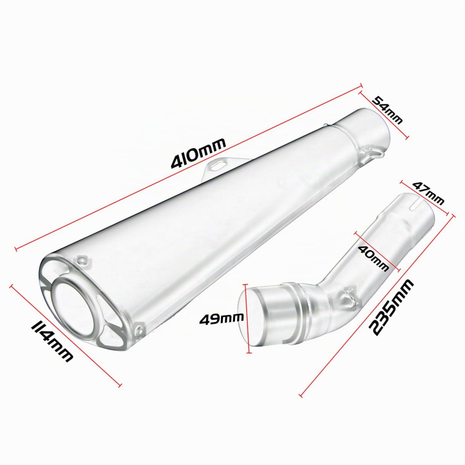 Tubo de Silenciador de Escape de Motocicleta para Honda CMX500 Rebel 500 2017 2018 2019 2020 2021 2022, Tubo de Enlace de Escape de Motocicleta CMX 500 Rebel 17 18 19 20 21 22 Accesorios