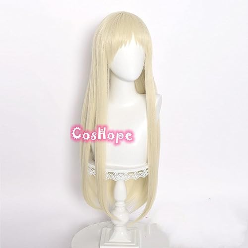 Miniatura 3 de Peluca de cosplay Yomotsuki Runa Cosplay Kakegurui Compulsivo Gambler Cosplay Peluca rubia Cosplay Cosplay Cosplay Pelucas de anime Pelucas