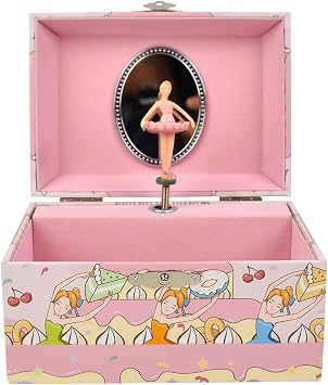 Musical Jewelry Box Ballerina for Girls Dance Recital Birthday Gift