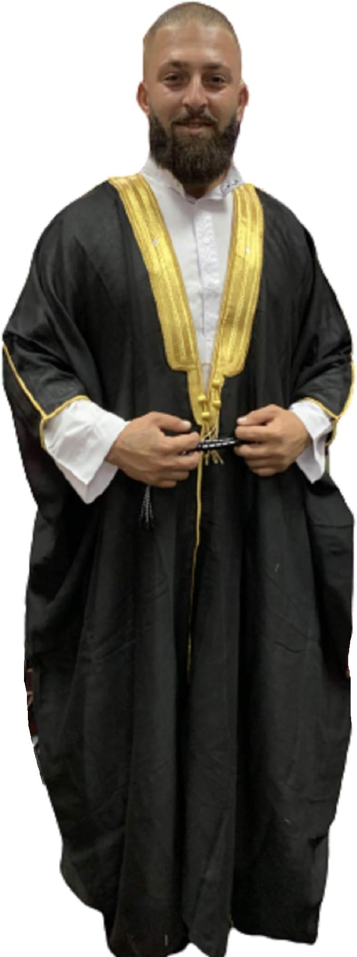 Al Aseel Mens Bisht Cloak Bisht thobe Eid