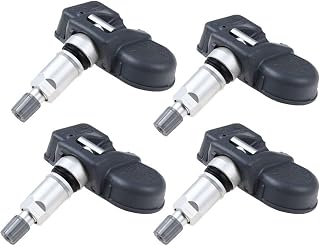 Pizgear Sensor de presión de neumáticos de Color Negro de 4 Piezas for Mercedes, C250 C300 C350 C63 S550 0009054100 A0009054100 Sensor TPMS Sensor TPMS
