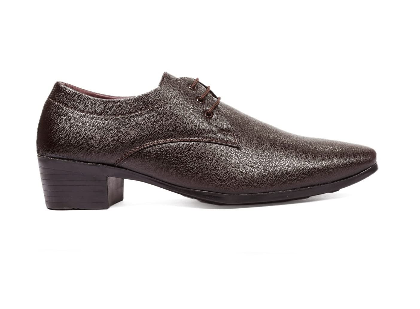 YUVRATO BAXI Mens 2 Inch Heel Height Increasing Brown Formal Derby lace-Up Shoes-7 UK (B0BNHD81RM) Amazon Price History, Amazon Price Tracker