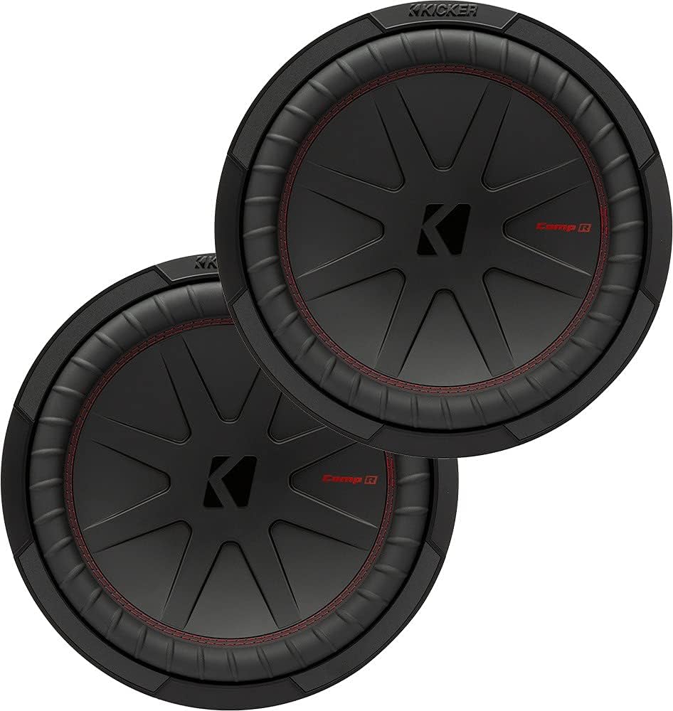 KICKER 12c ウーファー 2個セット Amazon.co.jp: KICKER サブウーファー 2個入りパッケージ:12