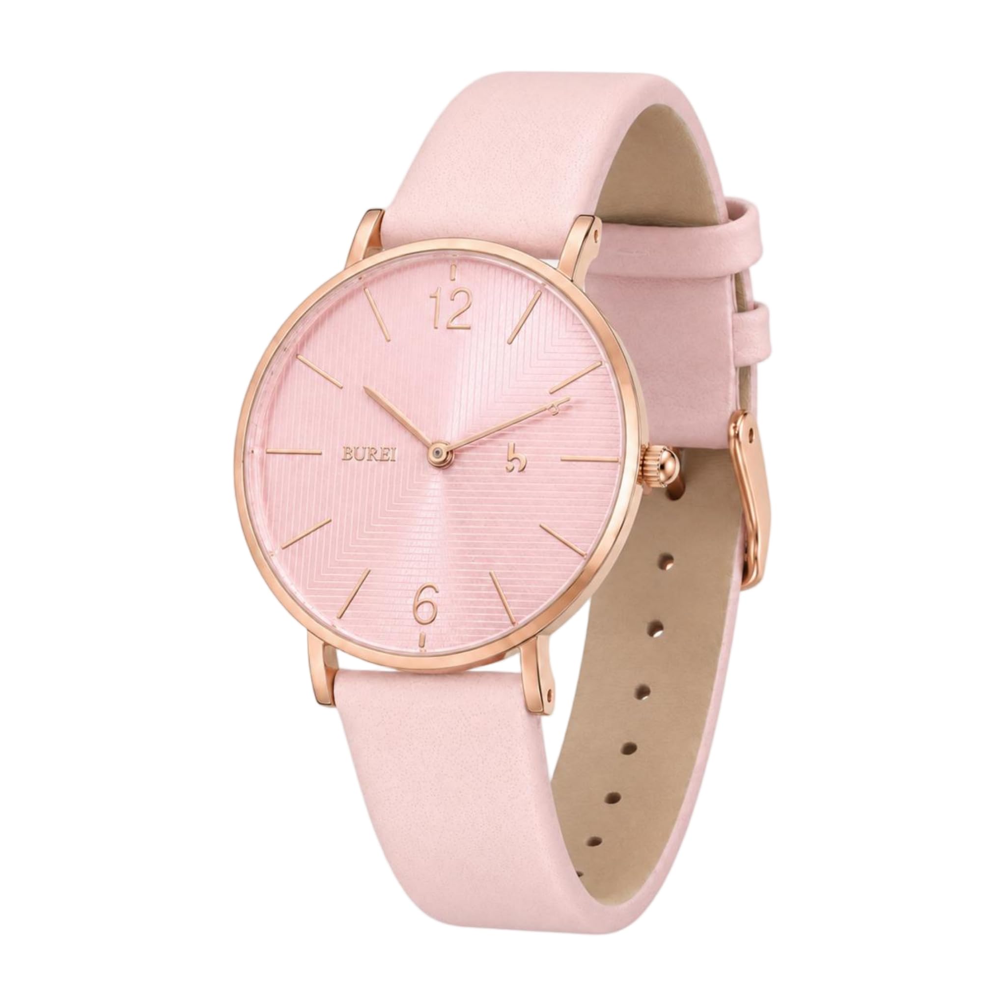 BUREI Ultradünne Damenuhr Minimalistisches Japanisches Klassisch delstahl Armbanduhr Damen Geschenke für Frauen