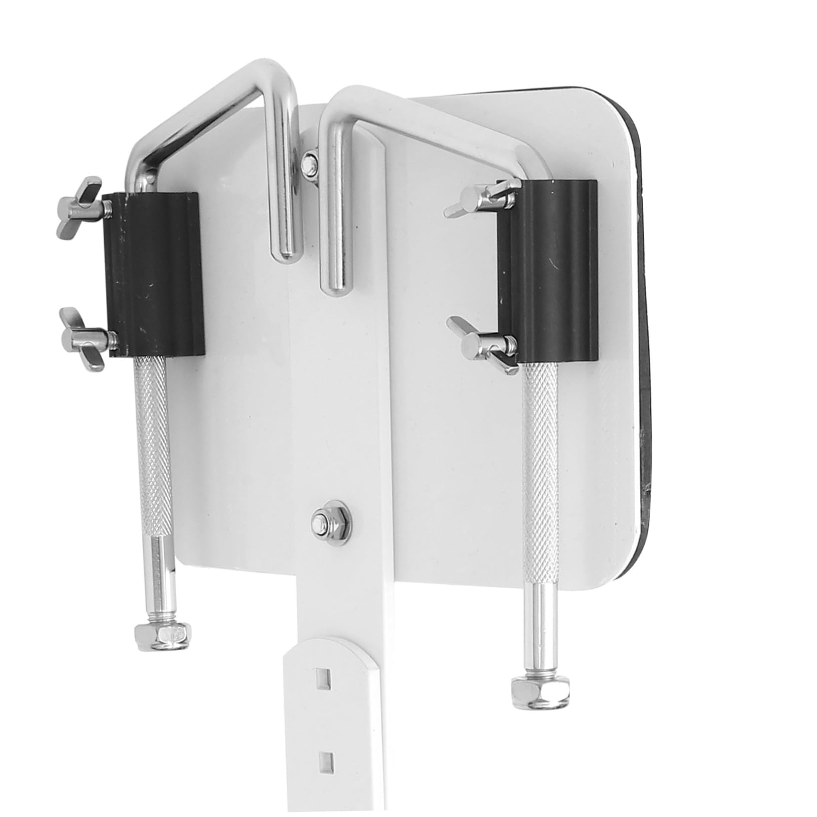 Supporto Rullante Regolabile con Cintura Spalla in Lega di Alluminio Bianco Leggero e Facile da Trasportare per Rullante per Banda Musicale