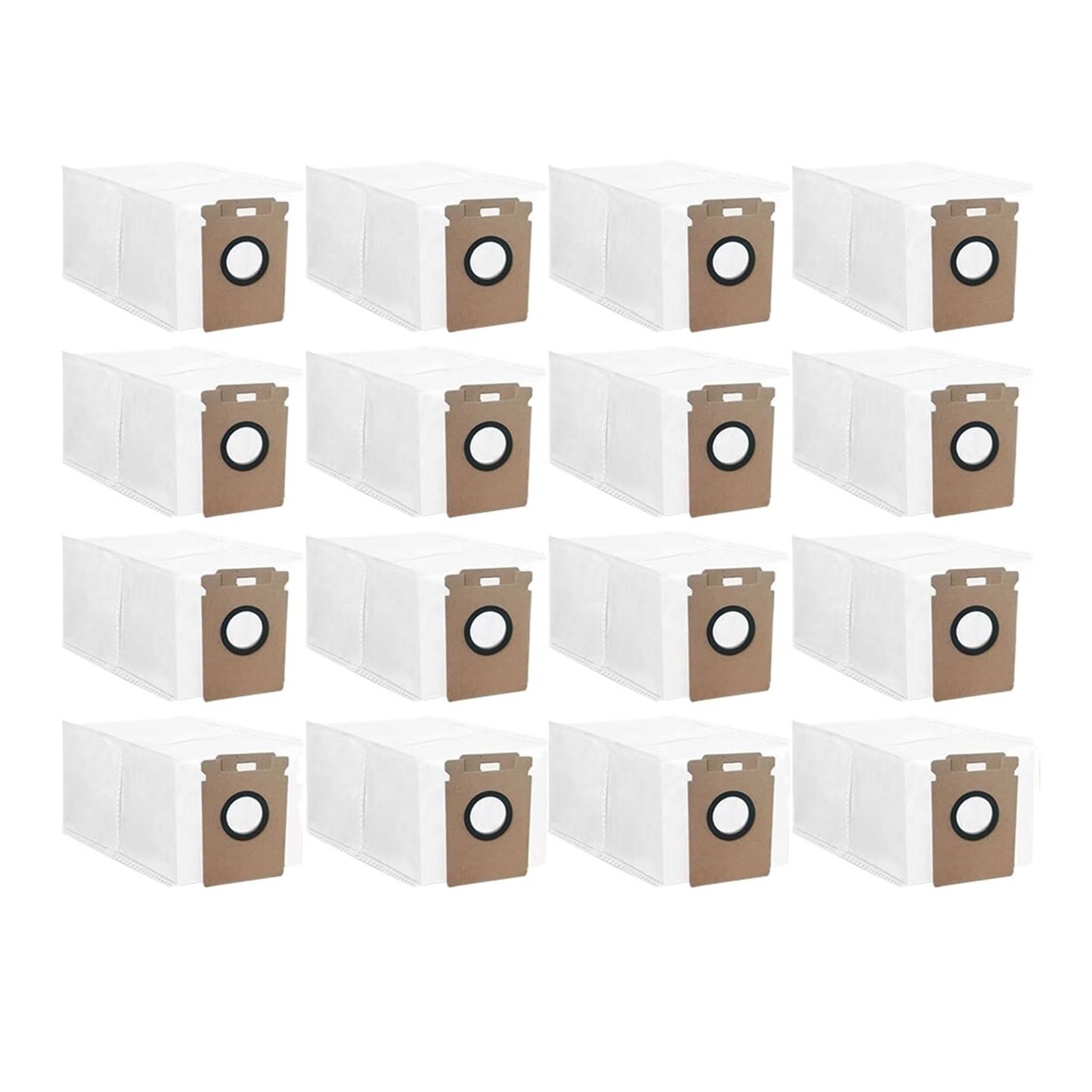 Kvcccss 16Pcs Dust Bag，Compatible For Roborock ，H60 Hub Ultra/H60 Hub Pro Vacuum Cleaner(16Pcs)